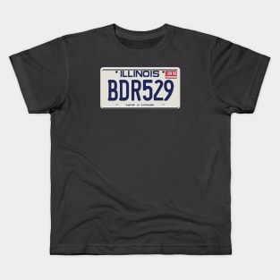 Bluesmobile License Plate BDR529 Kids T-Shirt